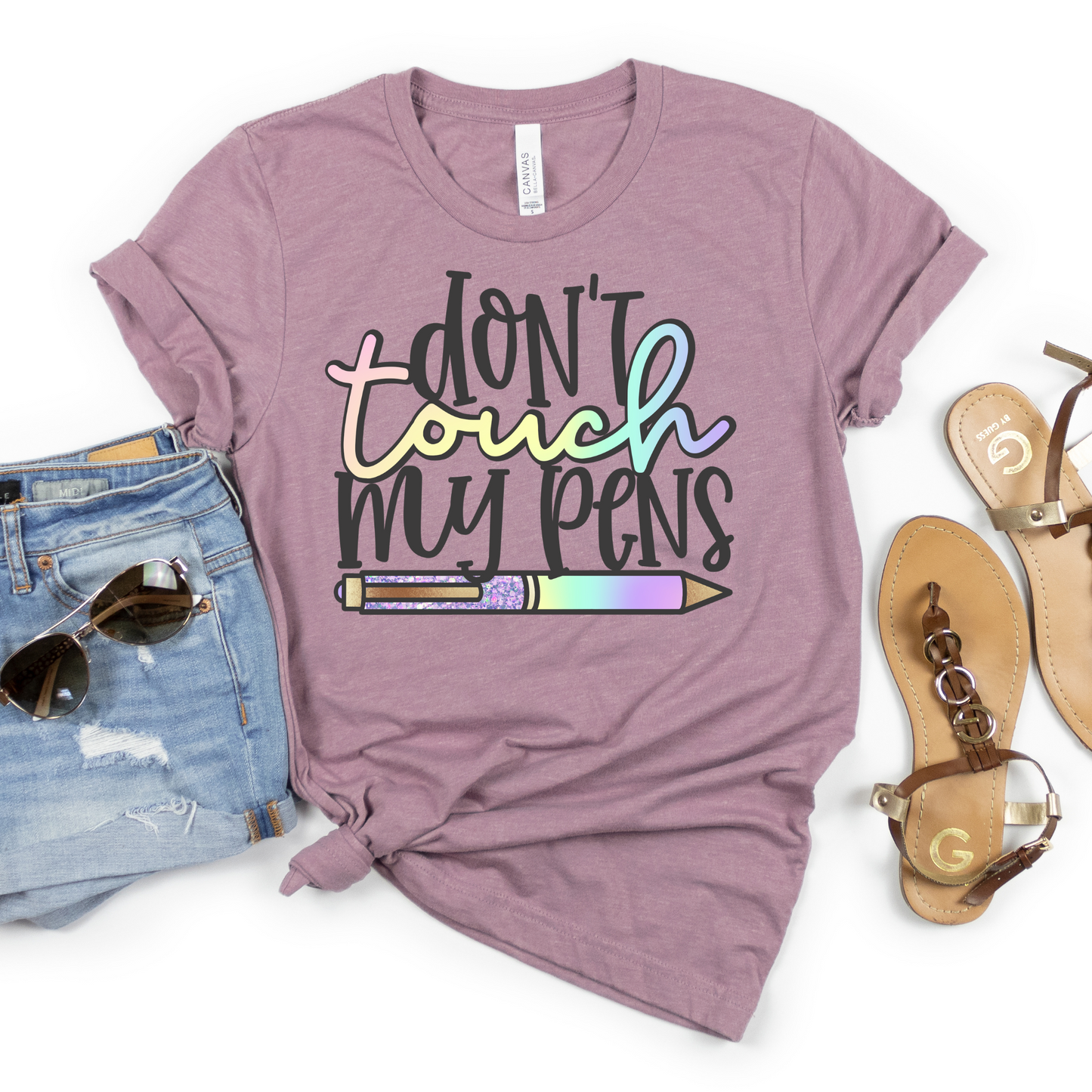 Don't Touch My Pens Shirt - MariROsa Craft Shop