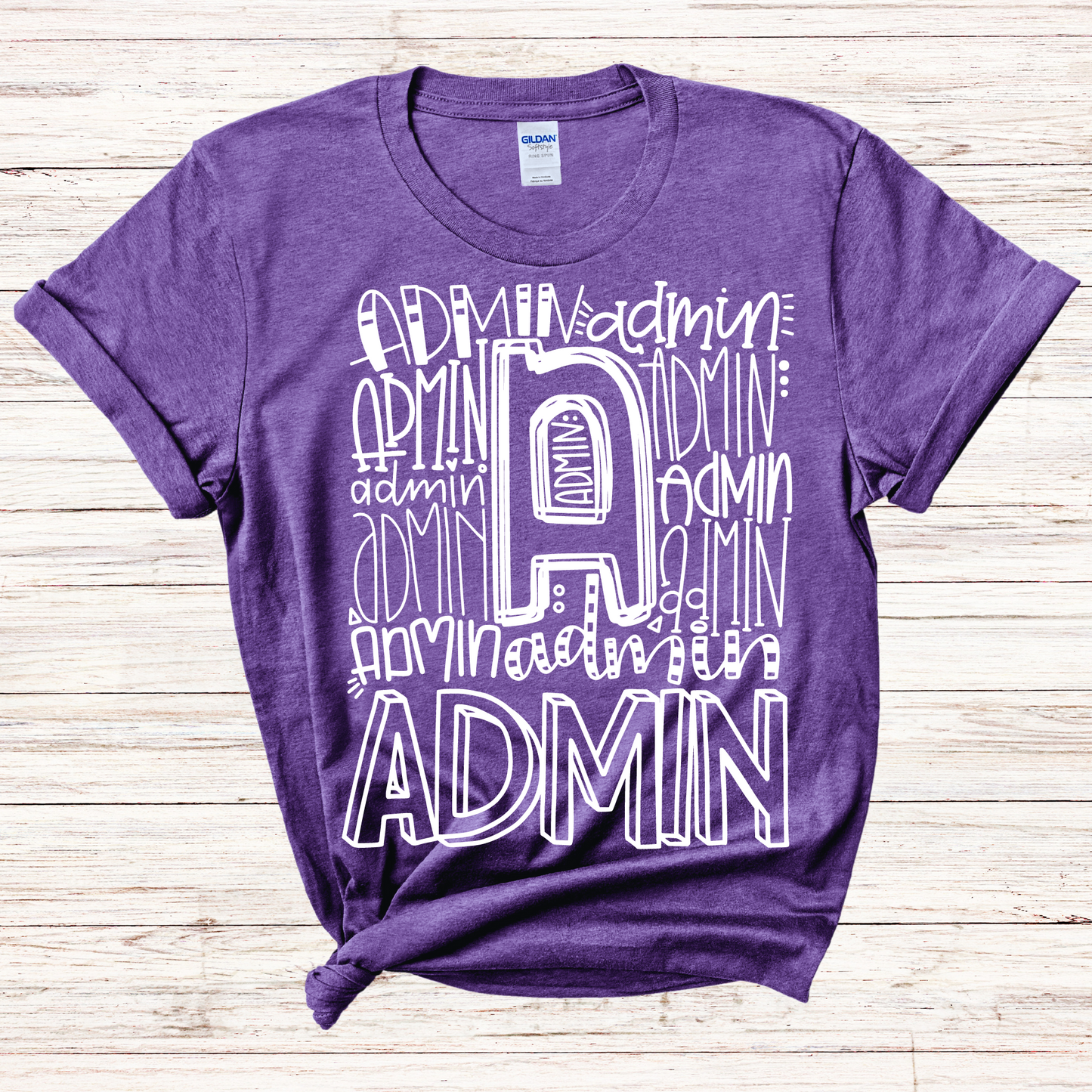 Administrator Typography Design Tee