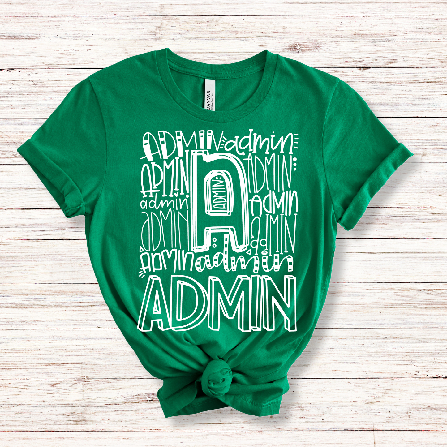 Administrator Typography Design Tee