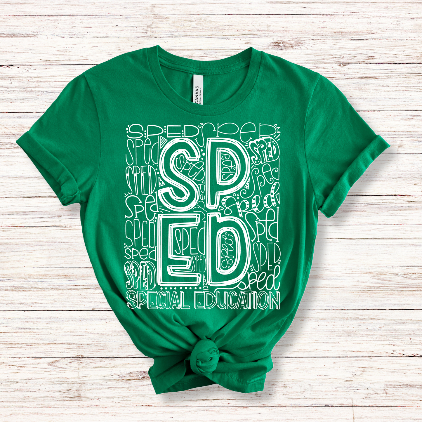 Special Education Typography Design Tee