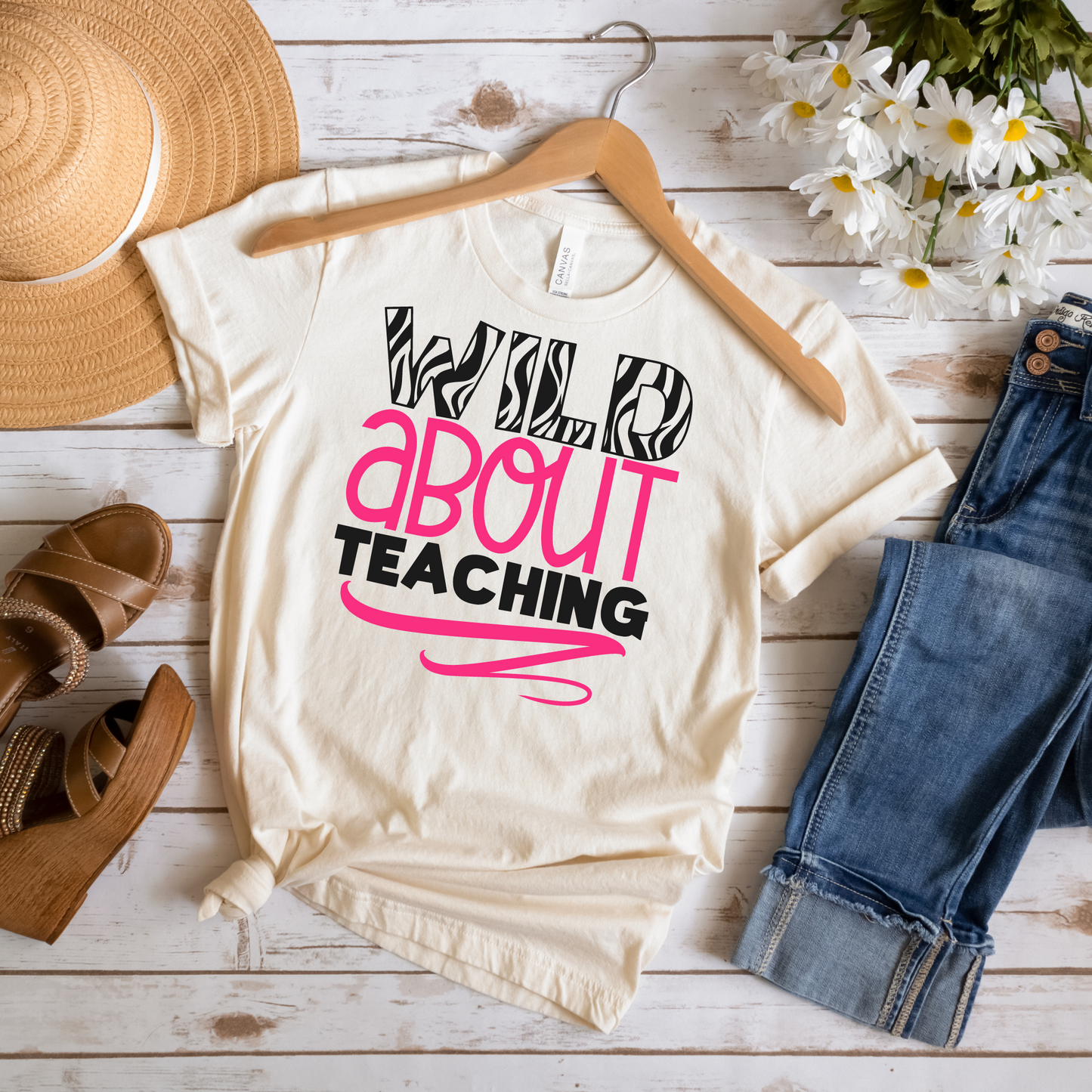 Wild About Teaching Tee