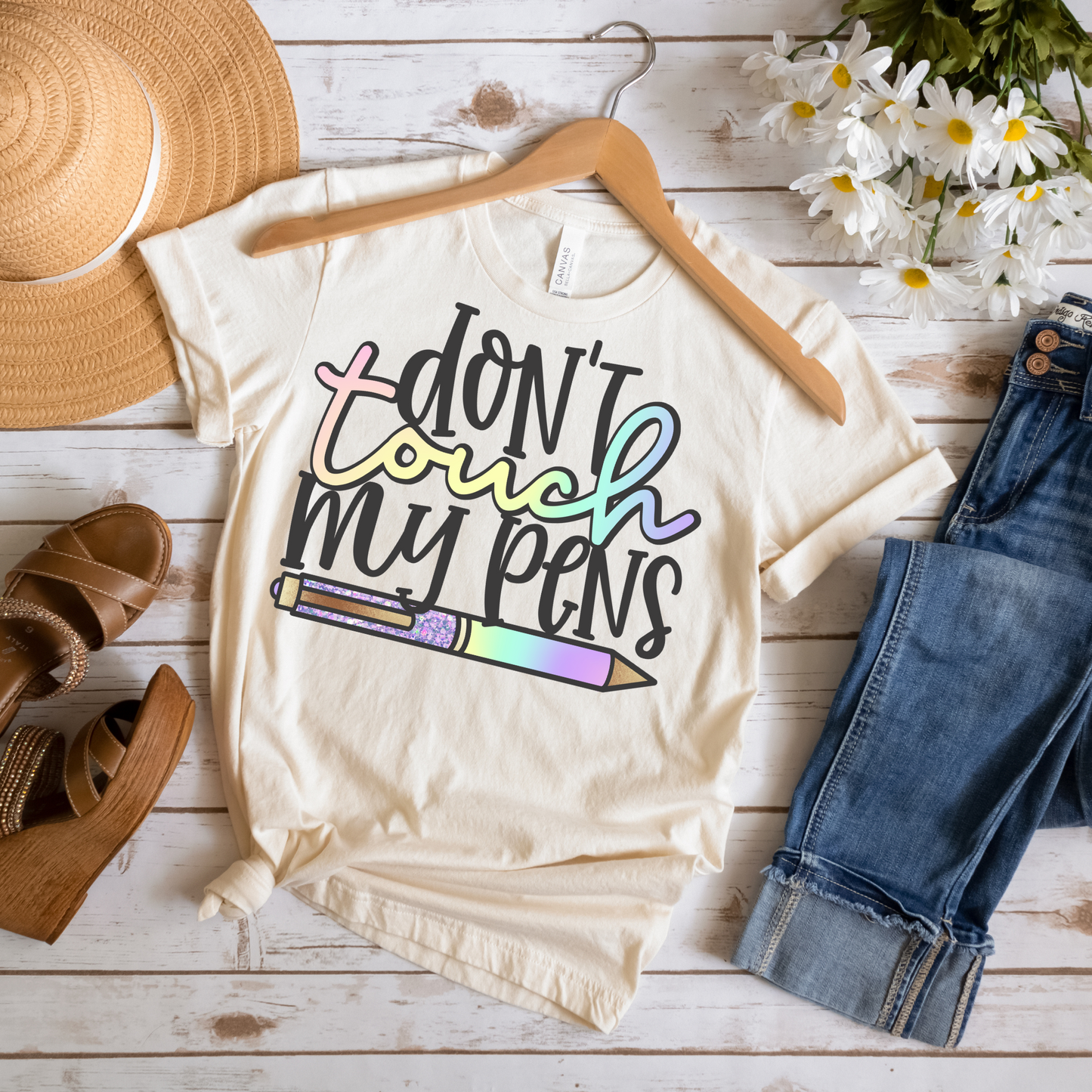 Don't Touch My Pens Shirt - MariROsa Craft Shop