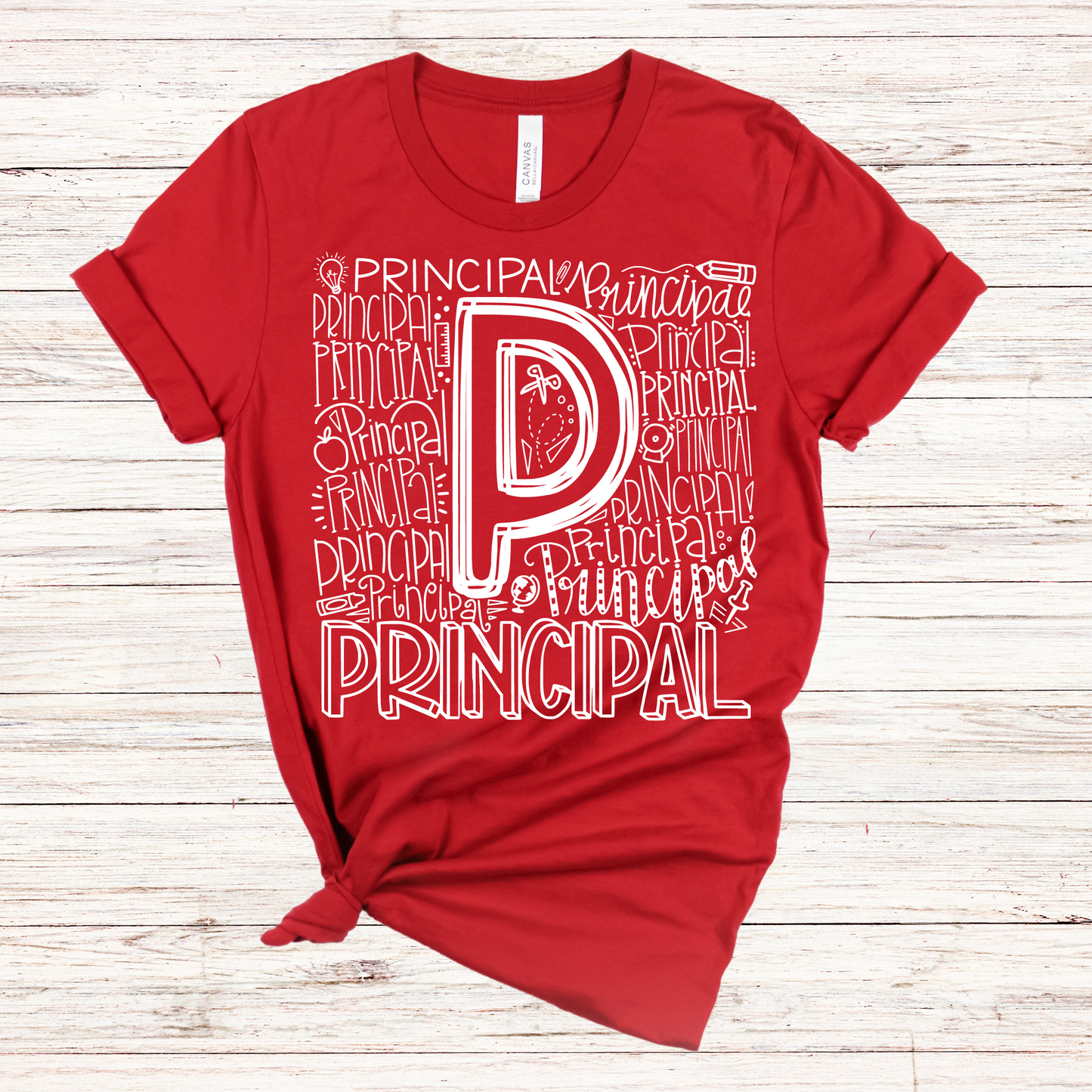 Principal Typography Design Tee