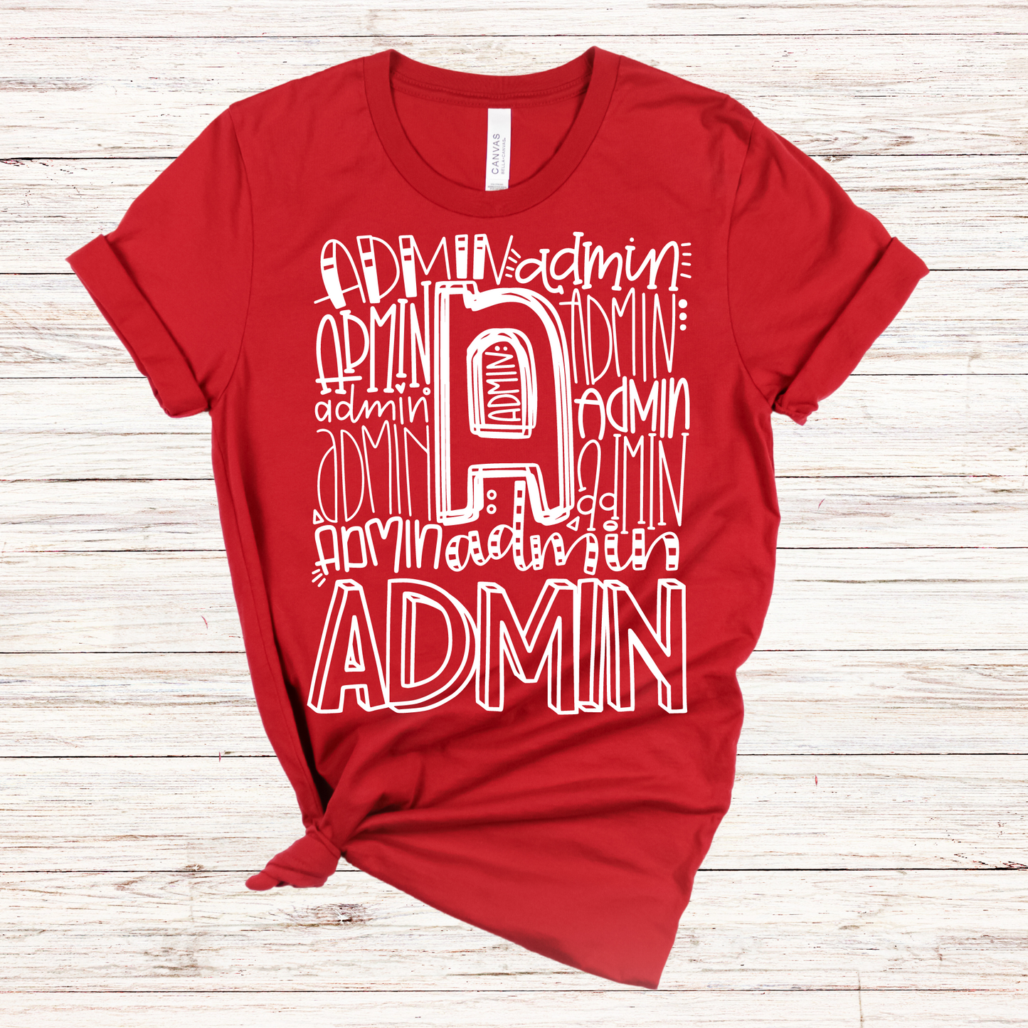 Administrator Typography Design Tee