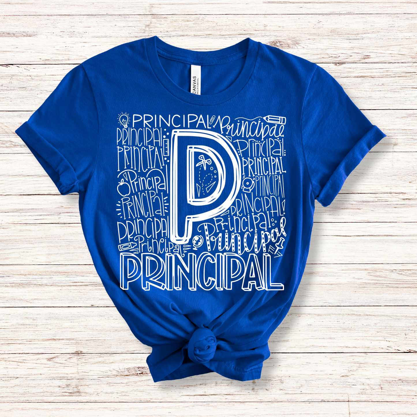 Principal Typography Design Tee