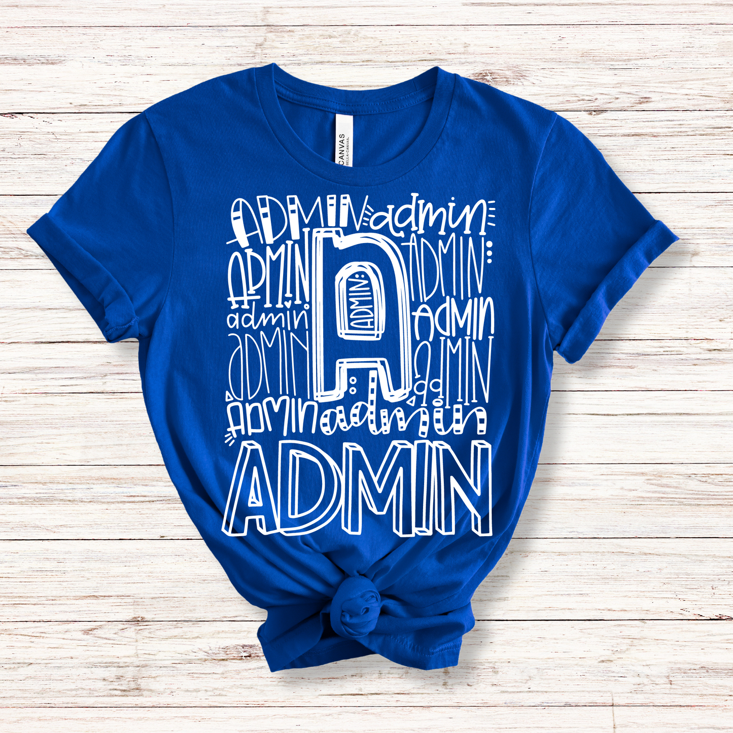 Administrator Typography Design Tee