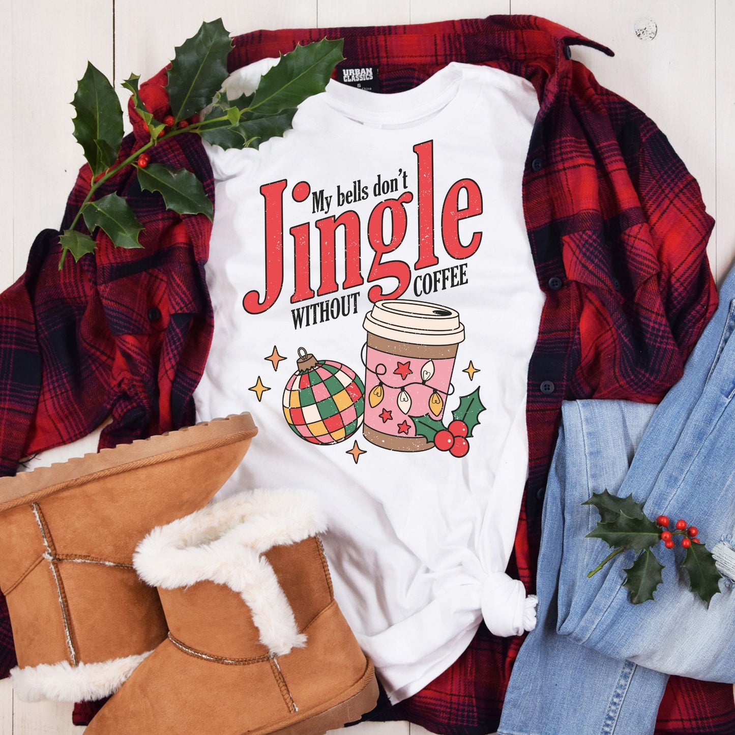 Bells Don't Jingle Without Coffee Tee
