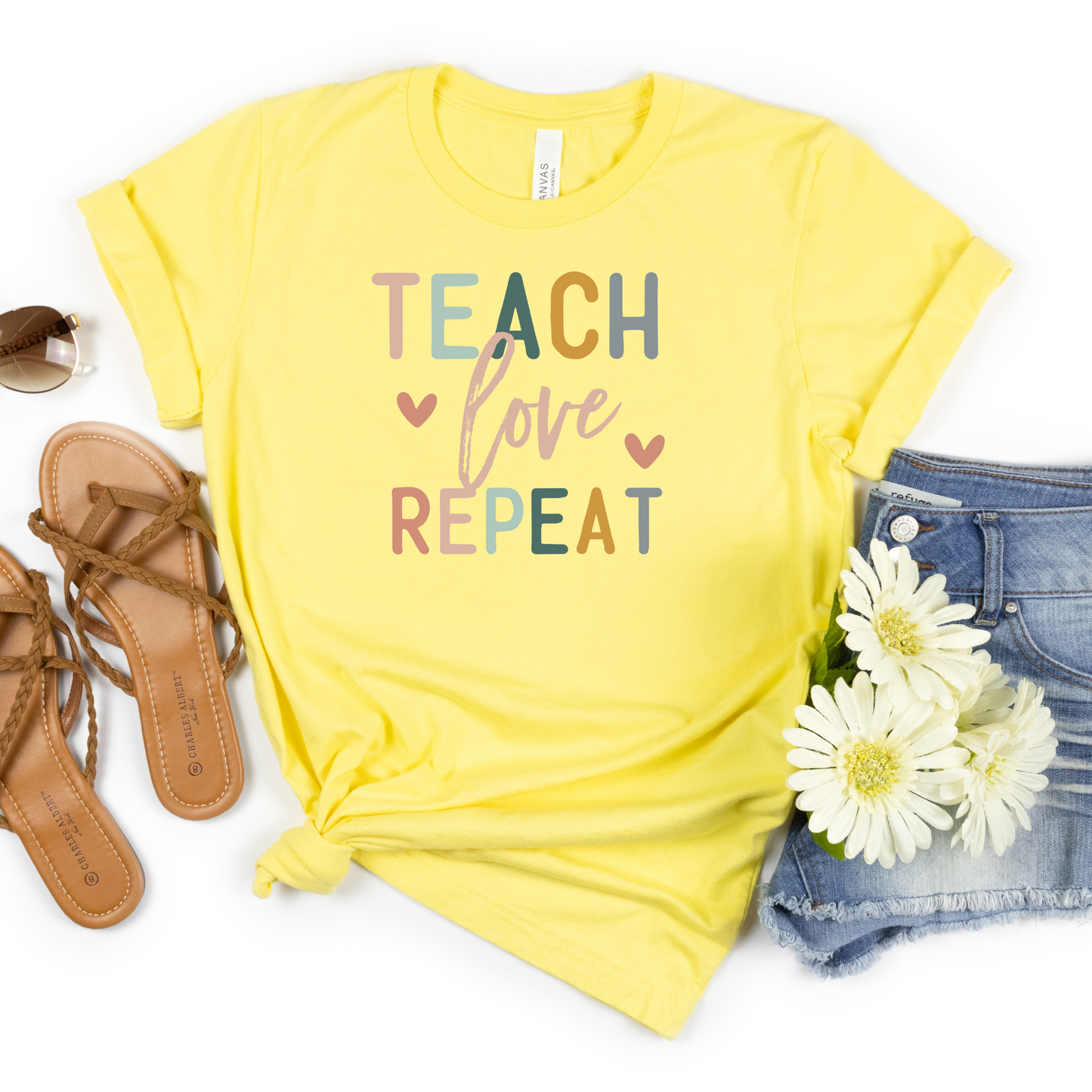 Teach Love Repeat Tee