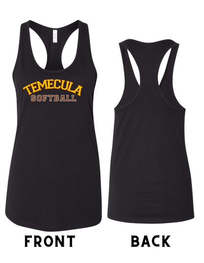 Temecula Softball Racer Back Tank Top