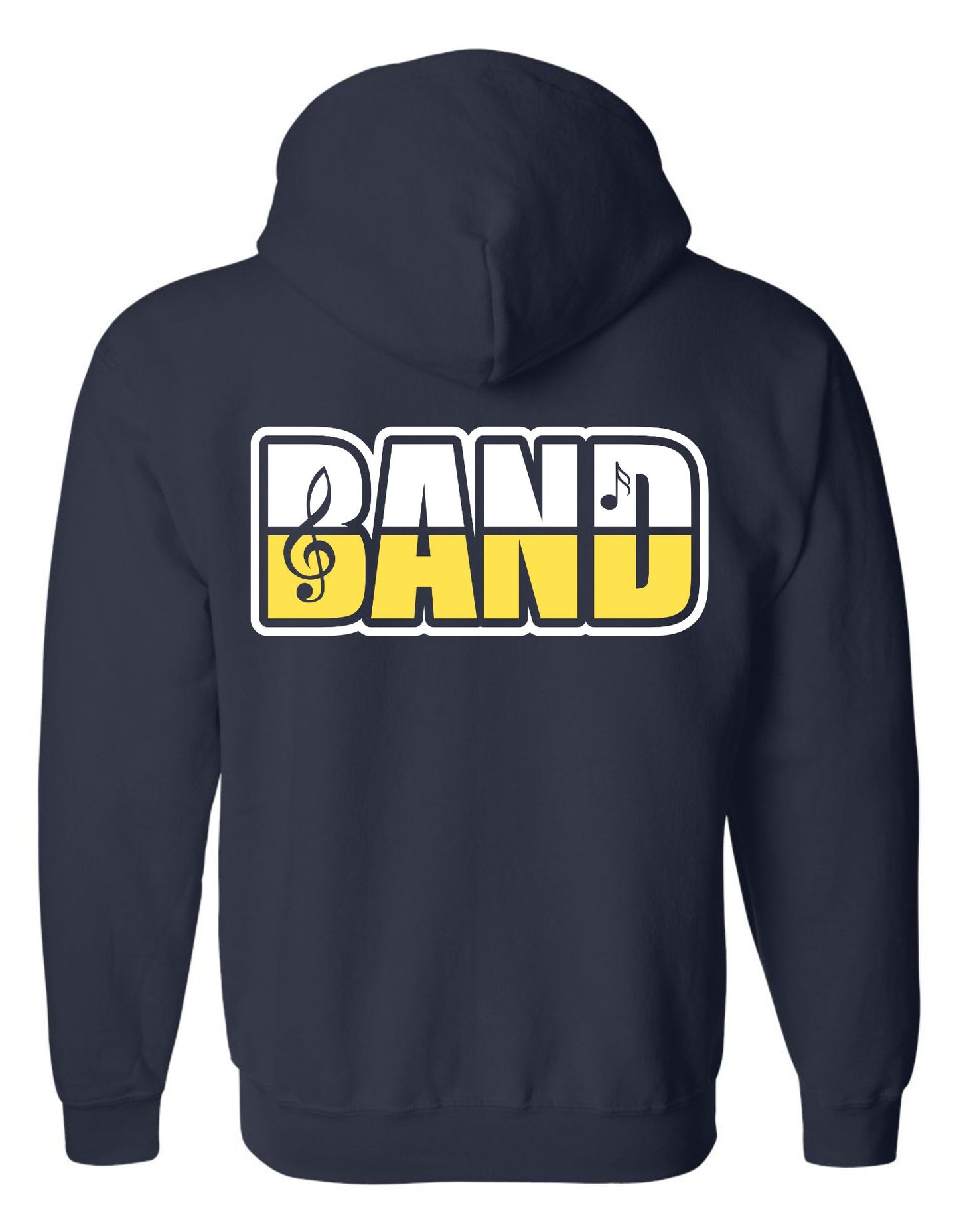 BAND Full-Zip Hooded Sweatshirt - MariROsa Craft Shop