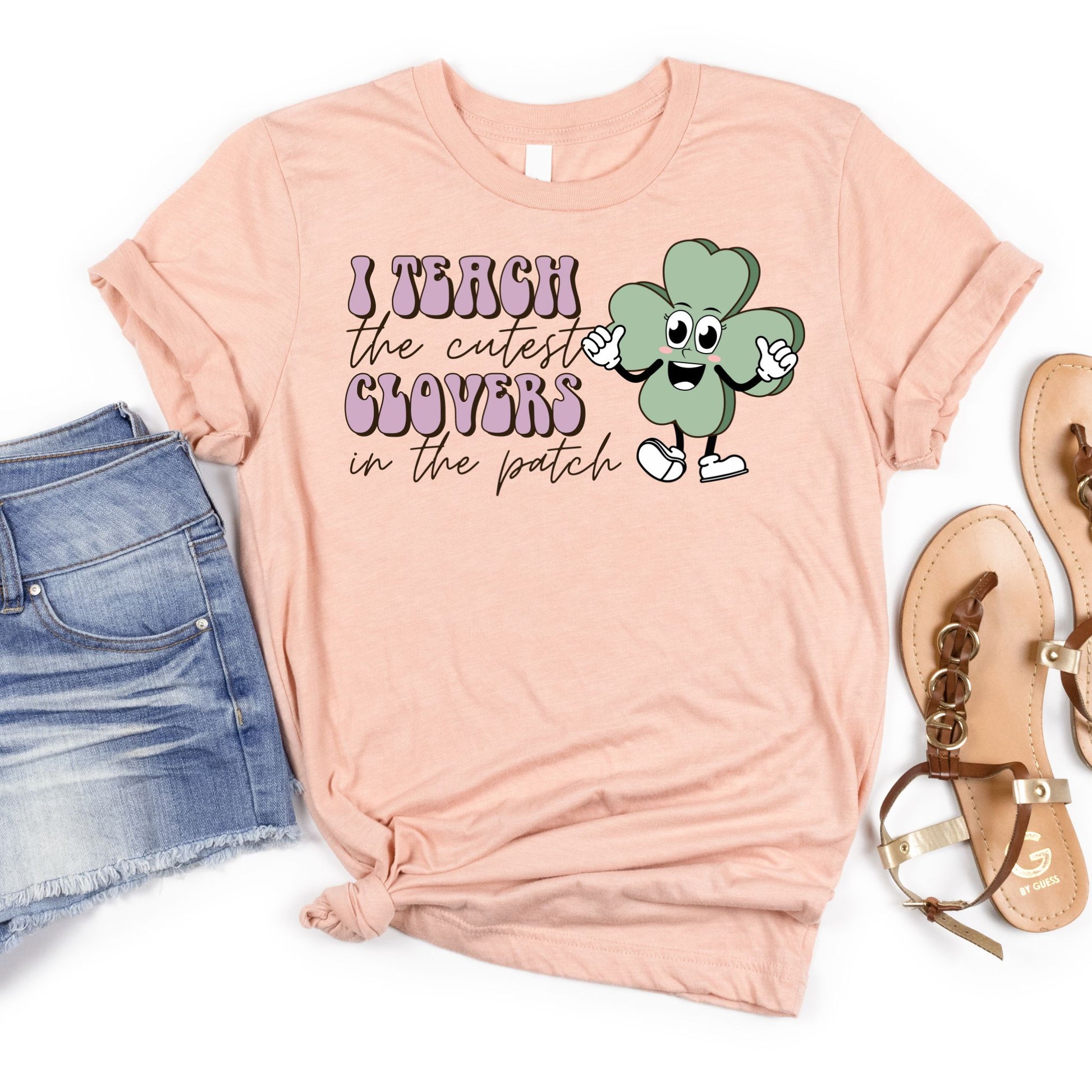 I Teach The Cutest Clovers Tee - MariROsa Craft Shop