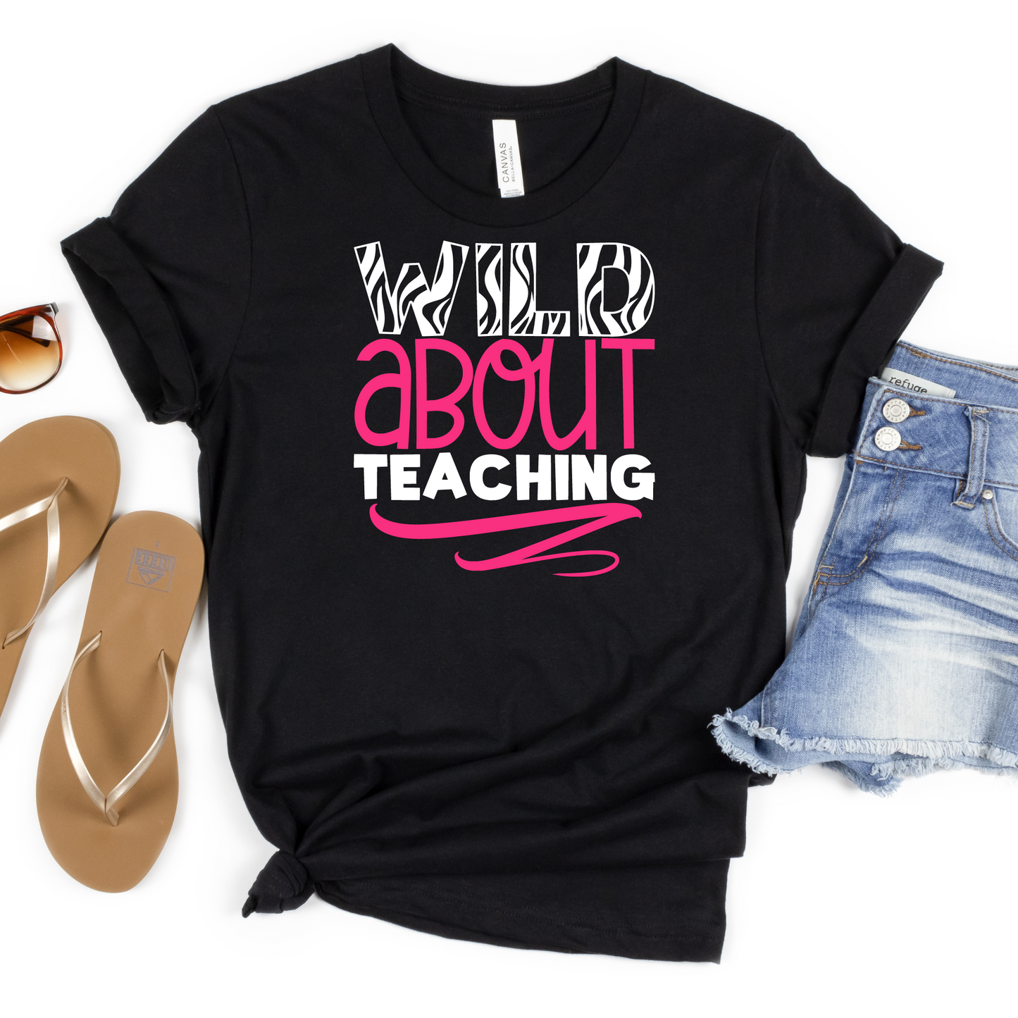 Wild About Teaching Tee