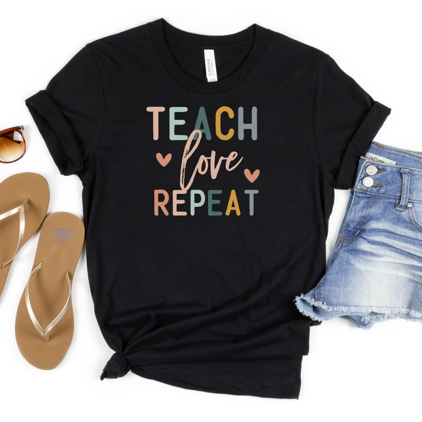 Teach Love Repeat Tee