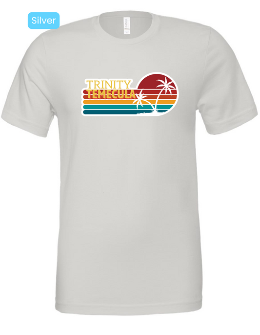 Sunset Palm Design TLC Apparel