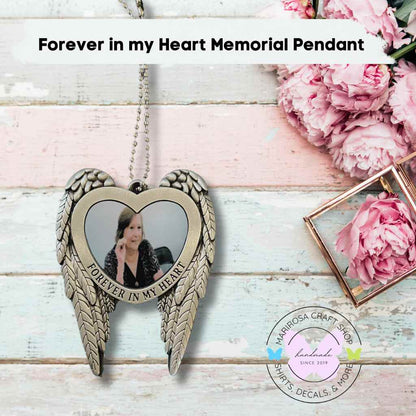 Forever in my Heart Sublimation Pendant - MariROsa Craft Shop