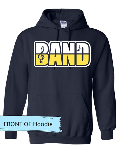 BAND Hooded Sweatshirt - MariROsa Craft Shop