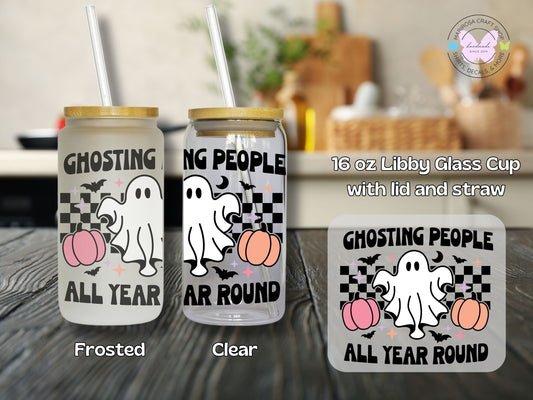 Ghosting People All Year Long Libby Glass - MariROsa Craft Shop