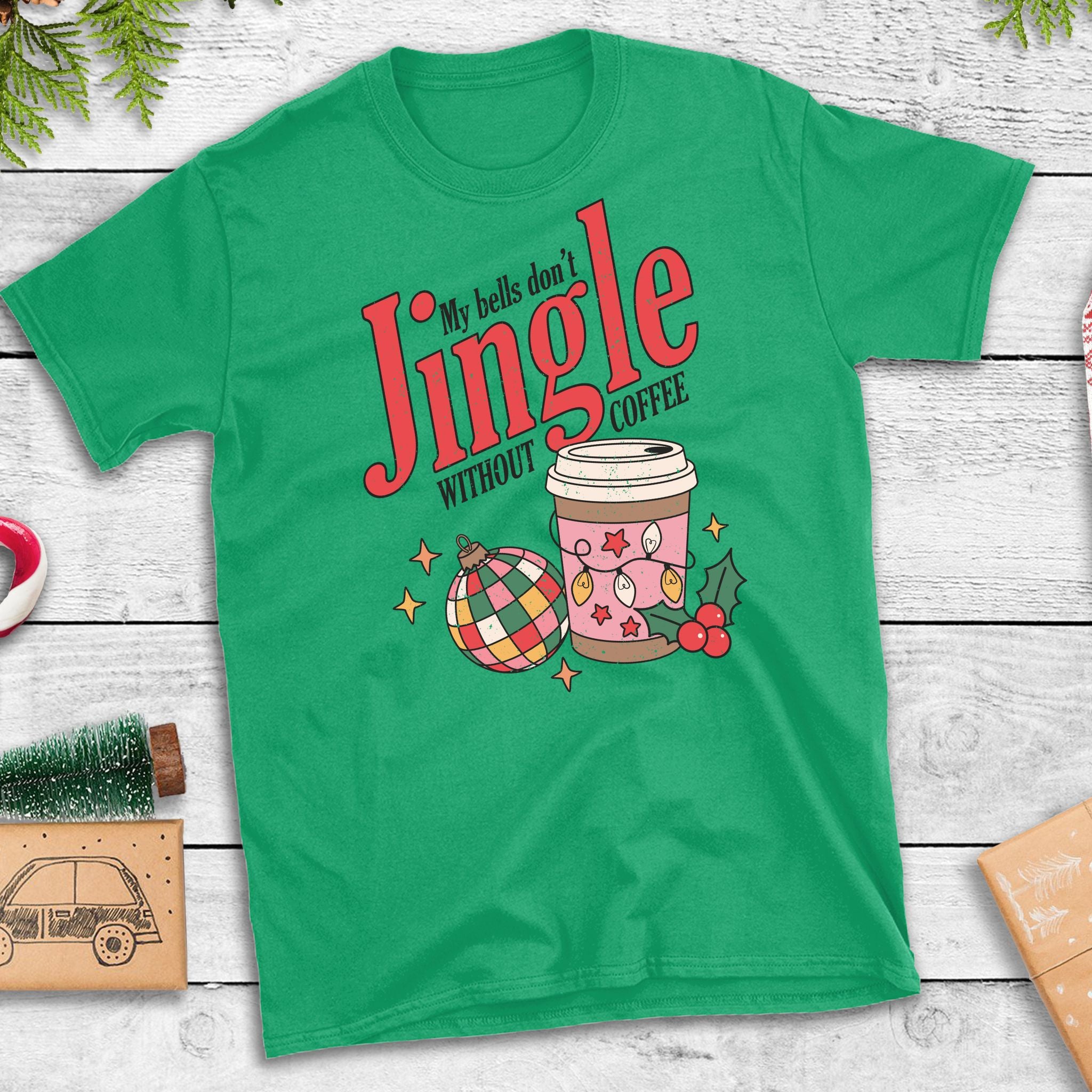 Bells Don't Jingle Without Coffee Tee