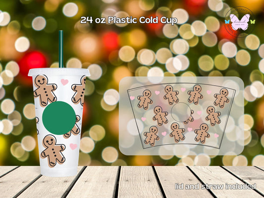Gingerbread Christmas - cold cup wrap