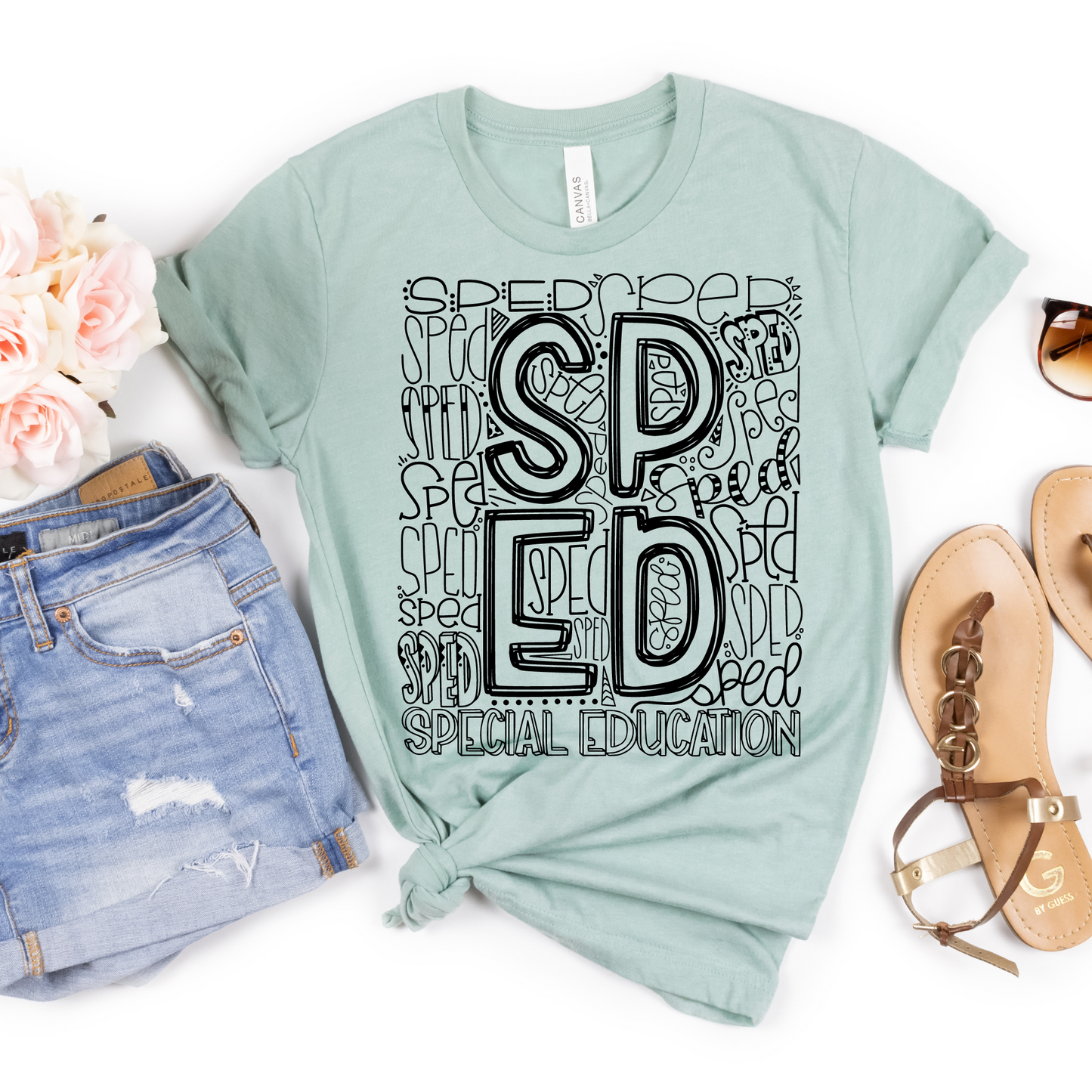 Special Education Typography Design Tee