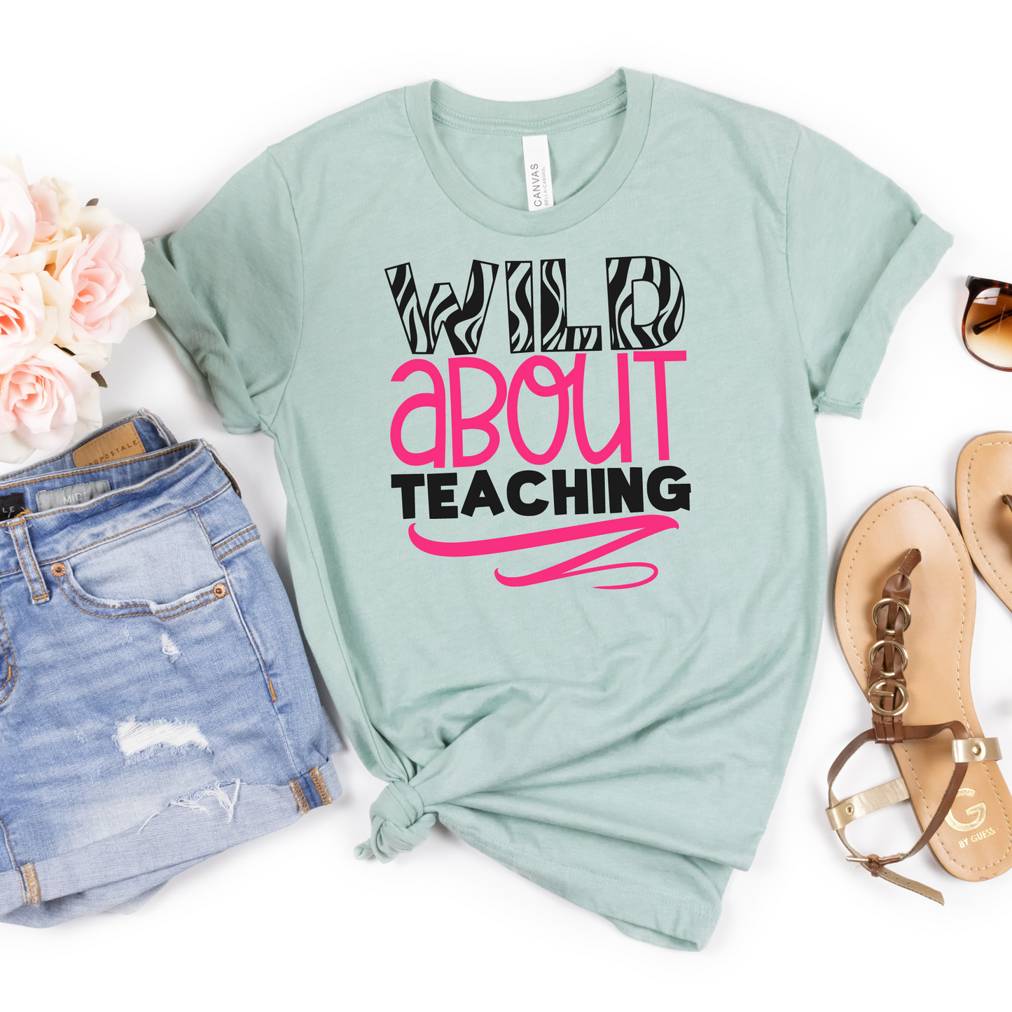 Wild About Teaching Tee