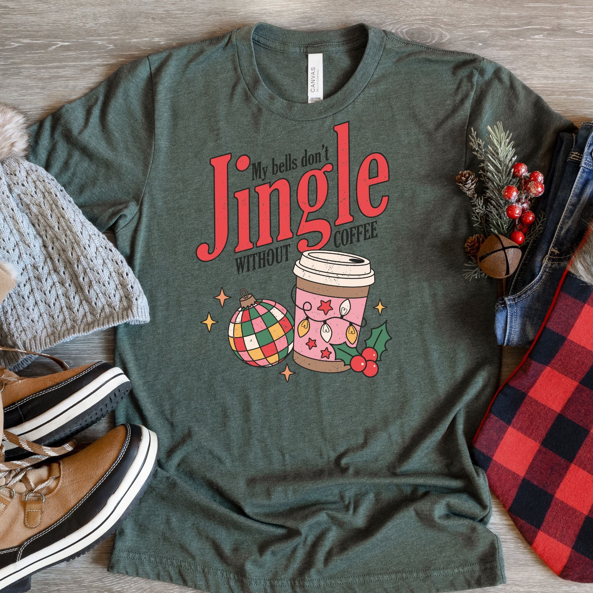 Bells Don't Jingle Without Coffee Tee