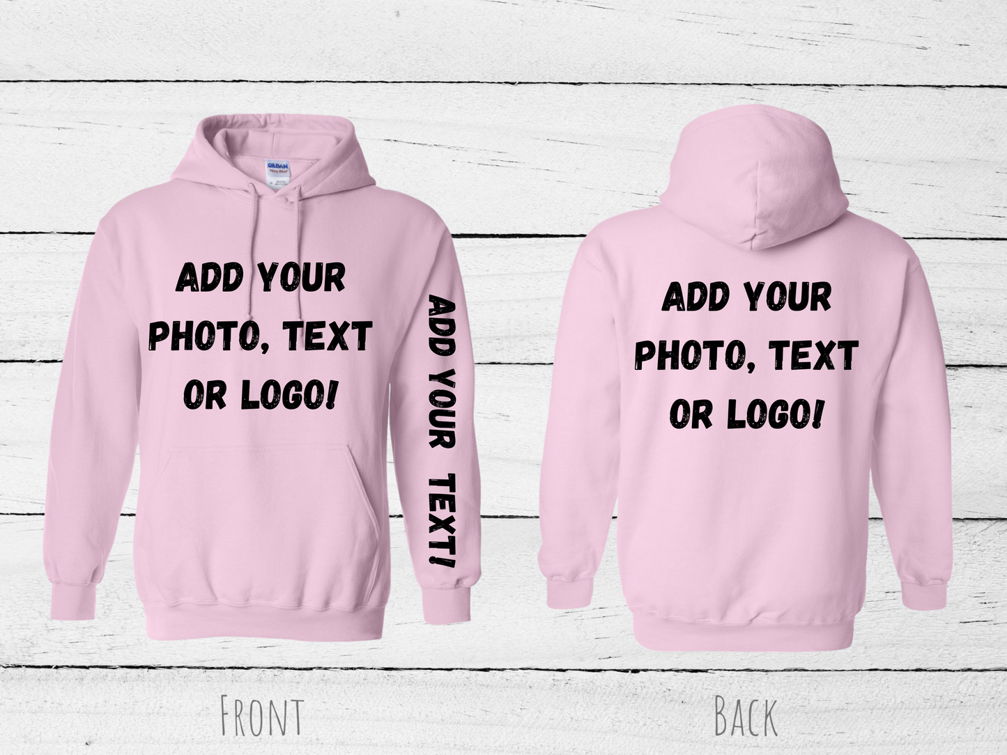 Custom Hooded Sweatshirt - MariROsa Craft Shop