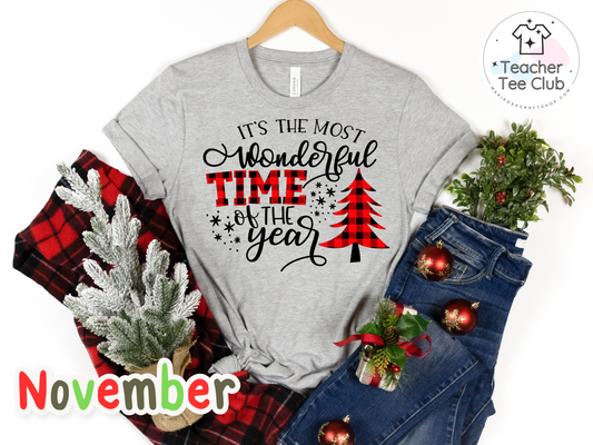 It's the Most Wonderful Time of the Year Tee - MariROsa Craft Shop