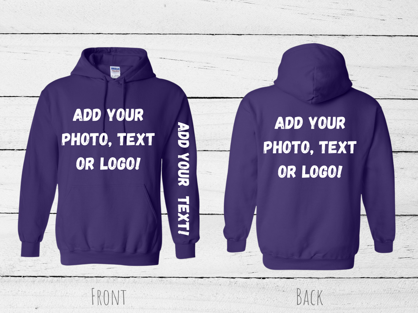 Custom Hooded Sweatshirt - MariROsa Craft Shop