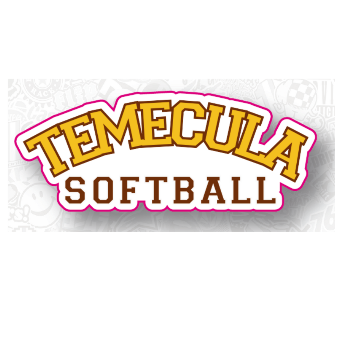 Temecula Softball DieCut Sticker