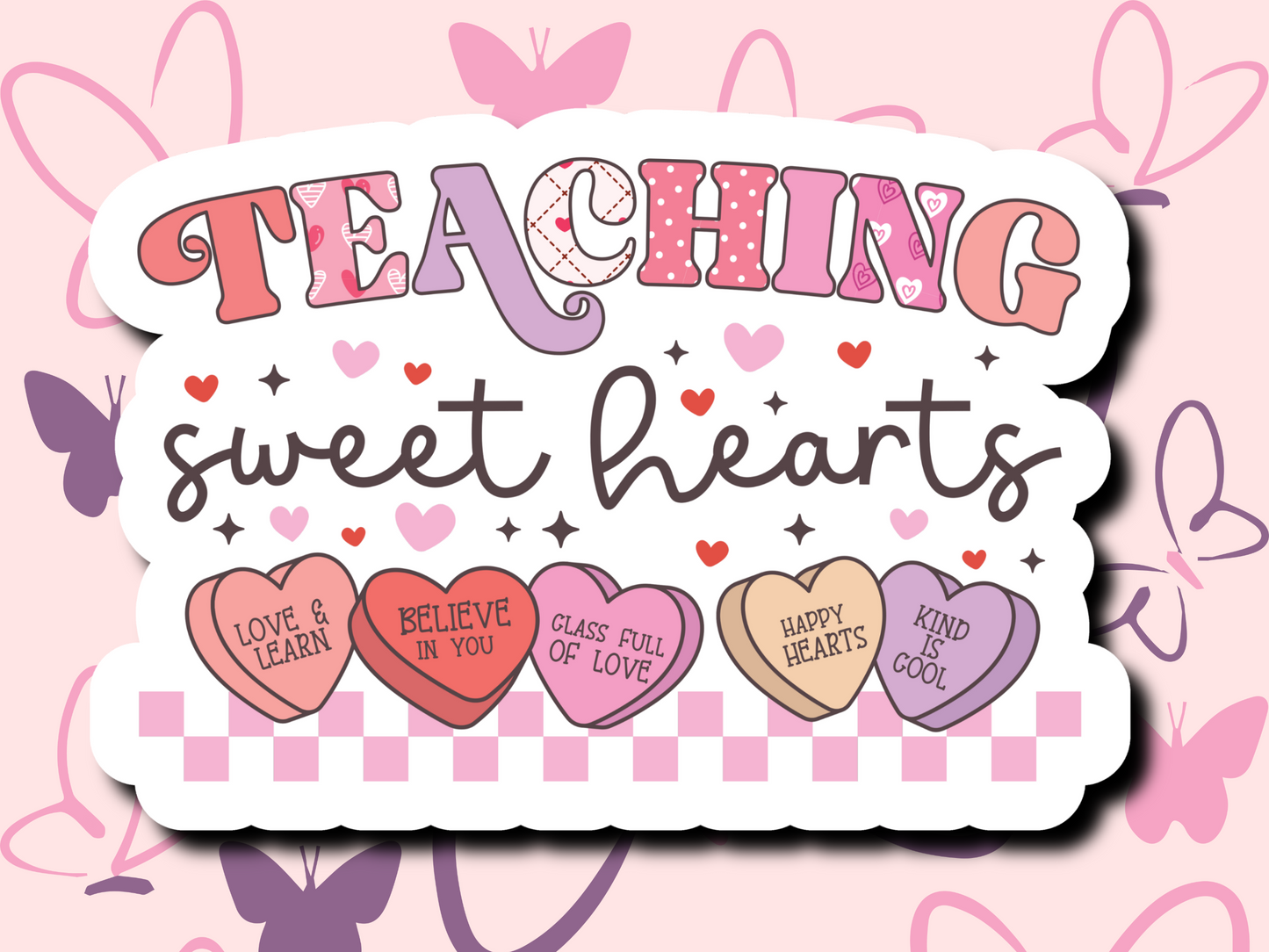 Teaching Sweethearts Sticker