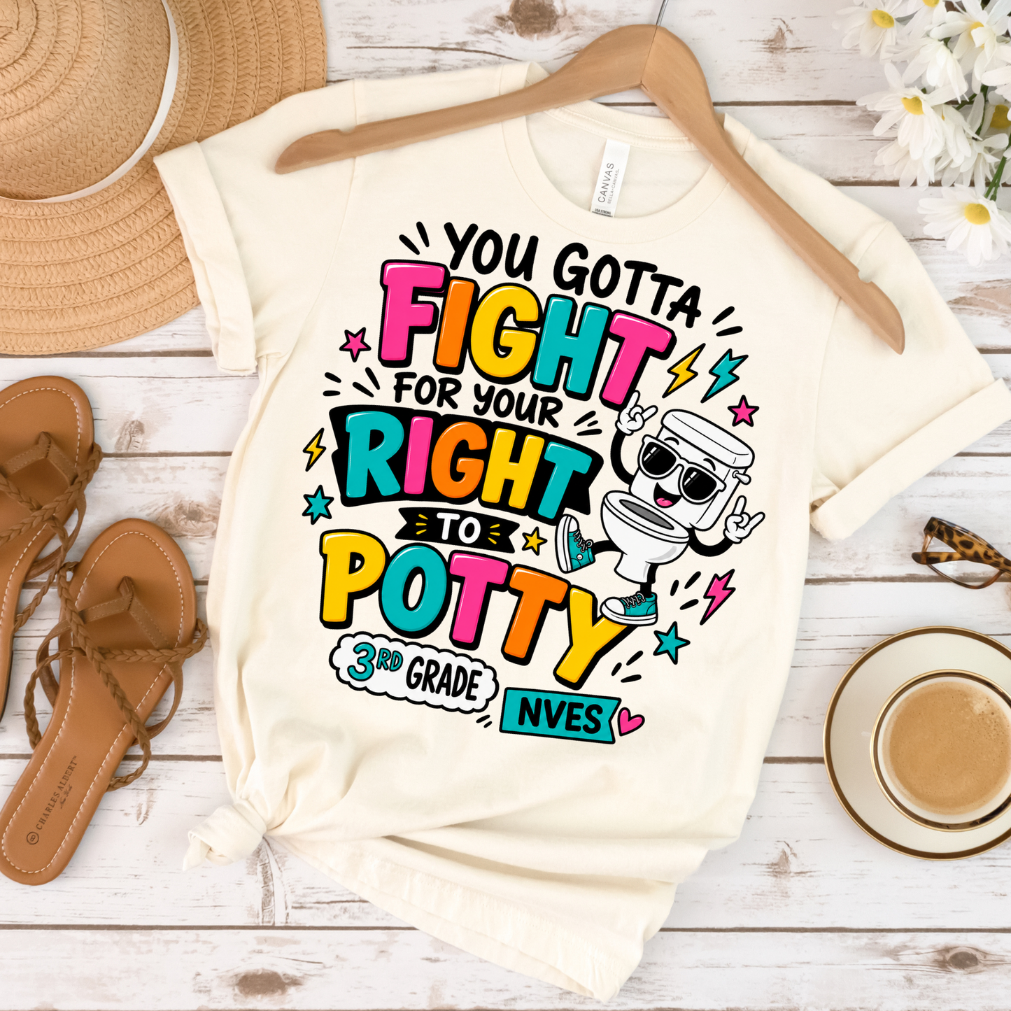 Fight for your Right to Potty Tee