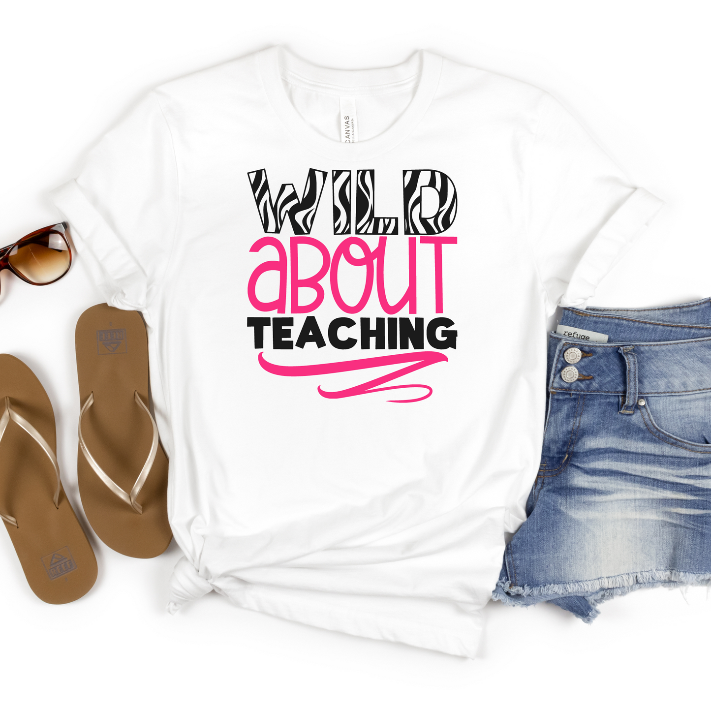 Wild About Teaching Tee