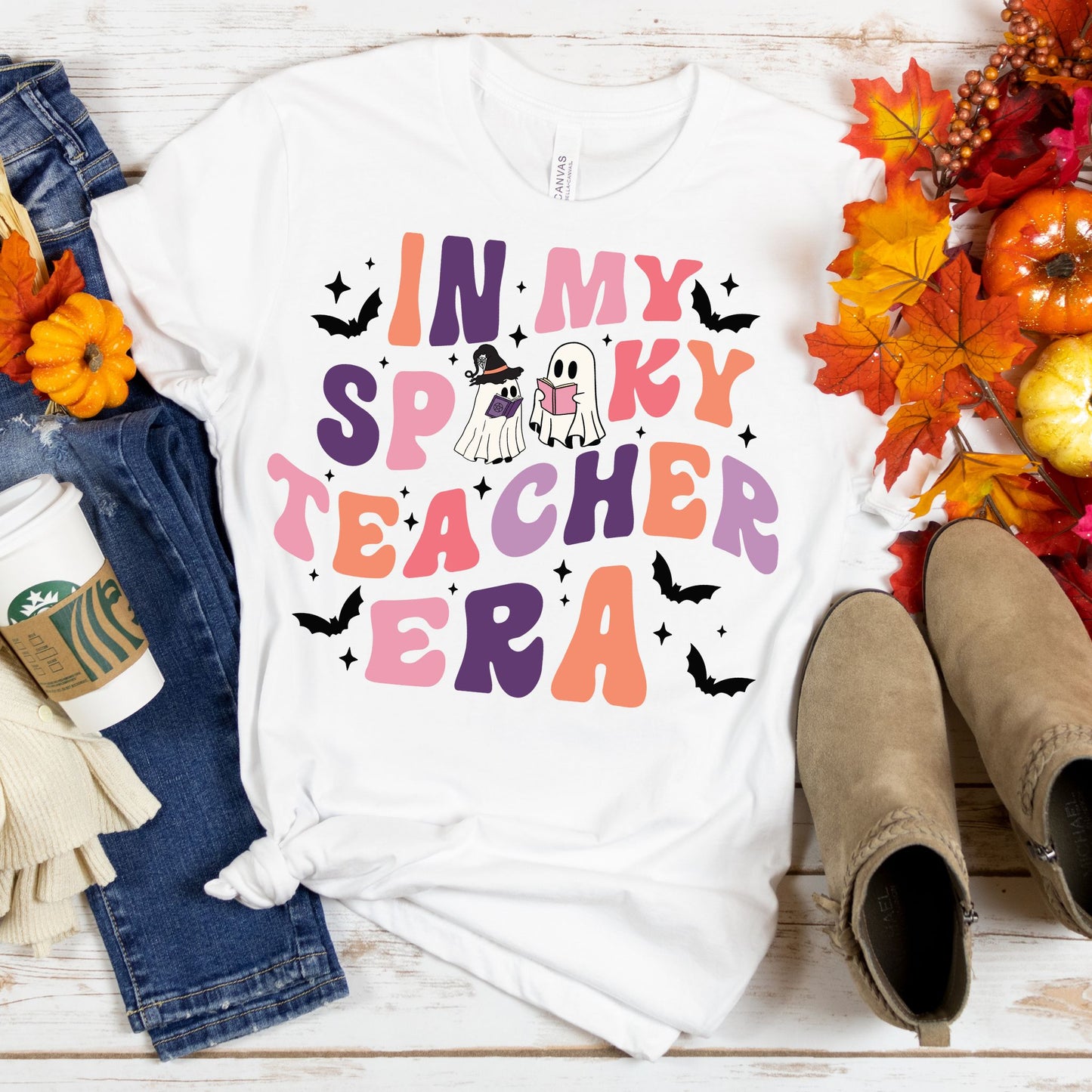 Spooky Teacher Era Tee - MariROsa Craft Shop