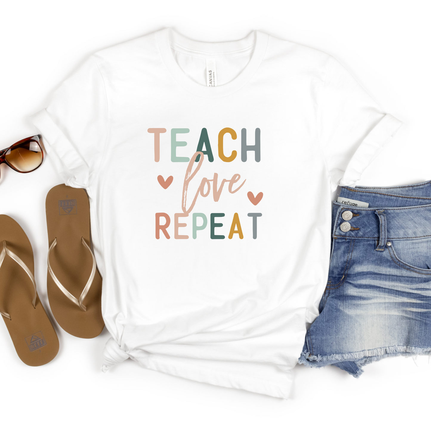 Teach Love Repeat Tee