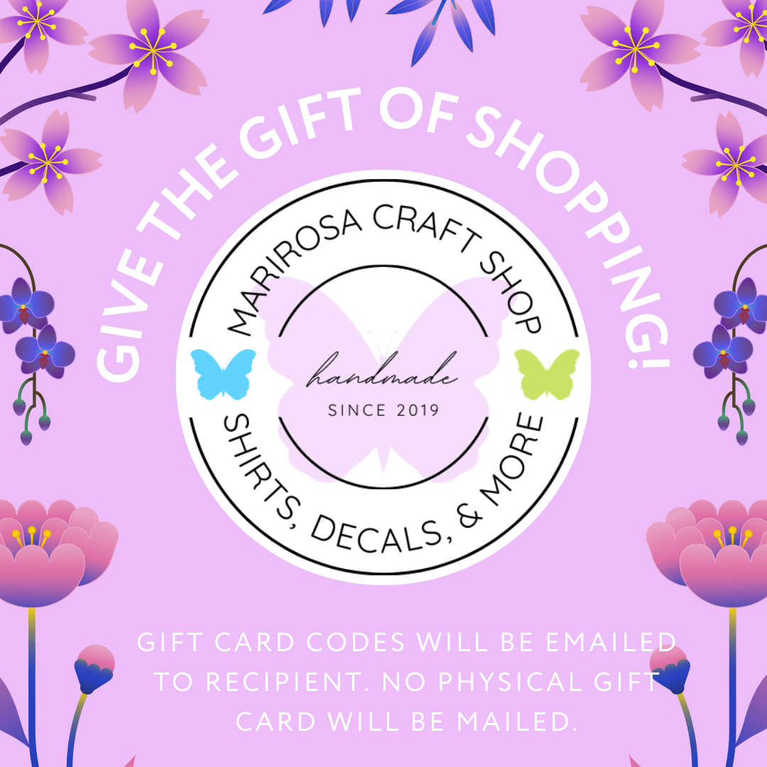 MariROsa Craft Shop Gift Card - MariROsa Craft Shop