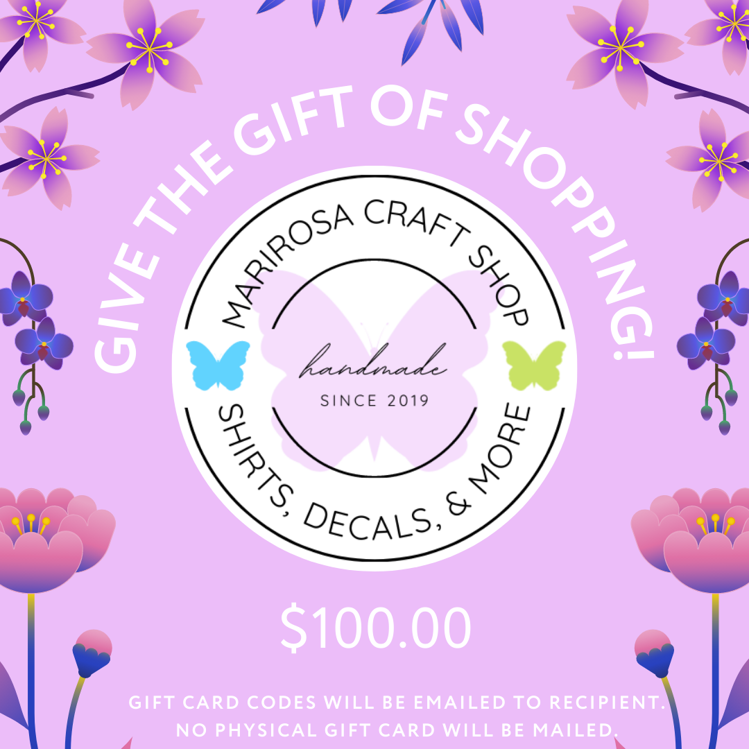 MariROsa Craft Shop Gift Card - MariROsa Craft Shop