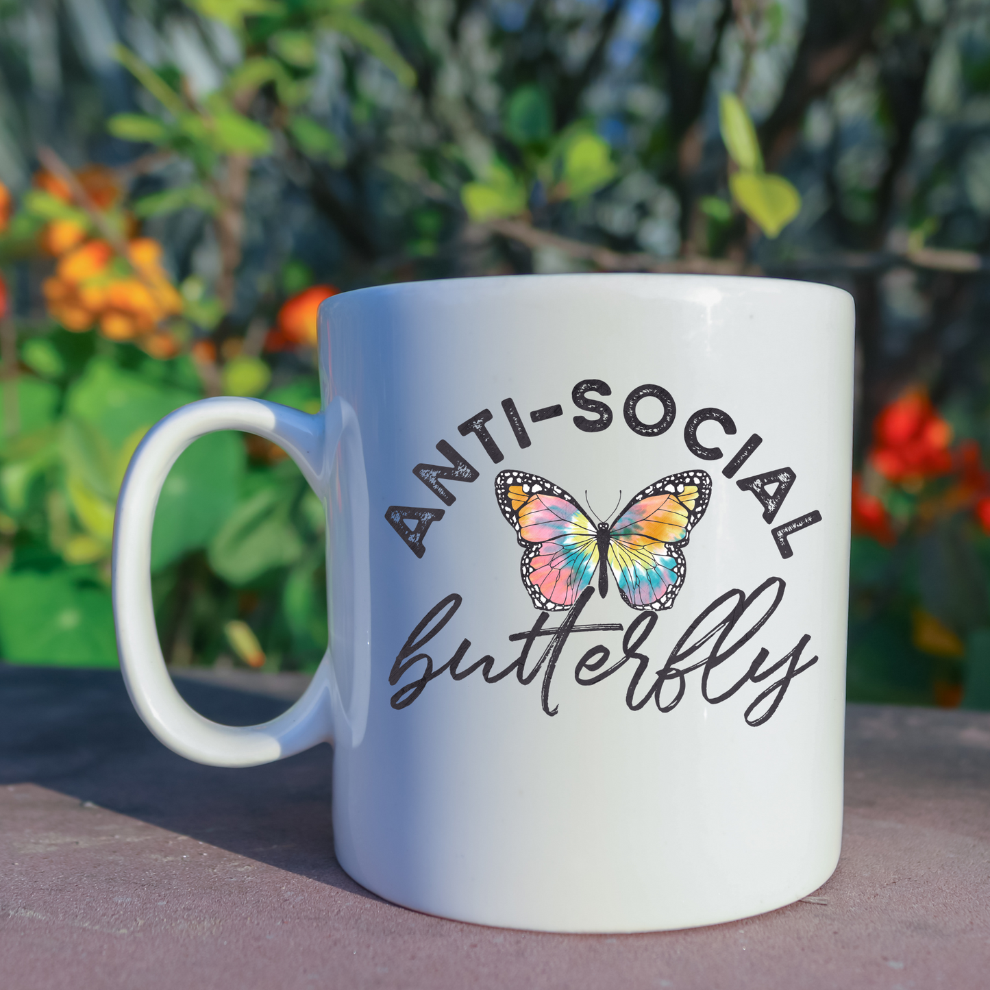 Anti-Social Butterfly Mug - MariROsa Craft Shop
