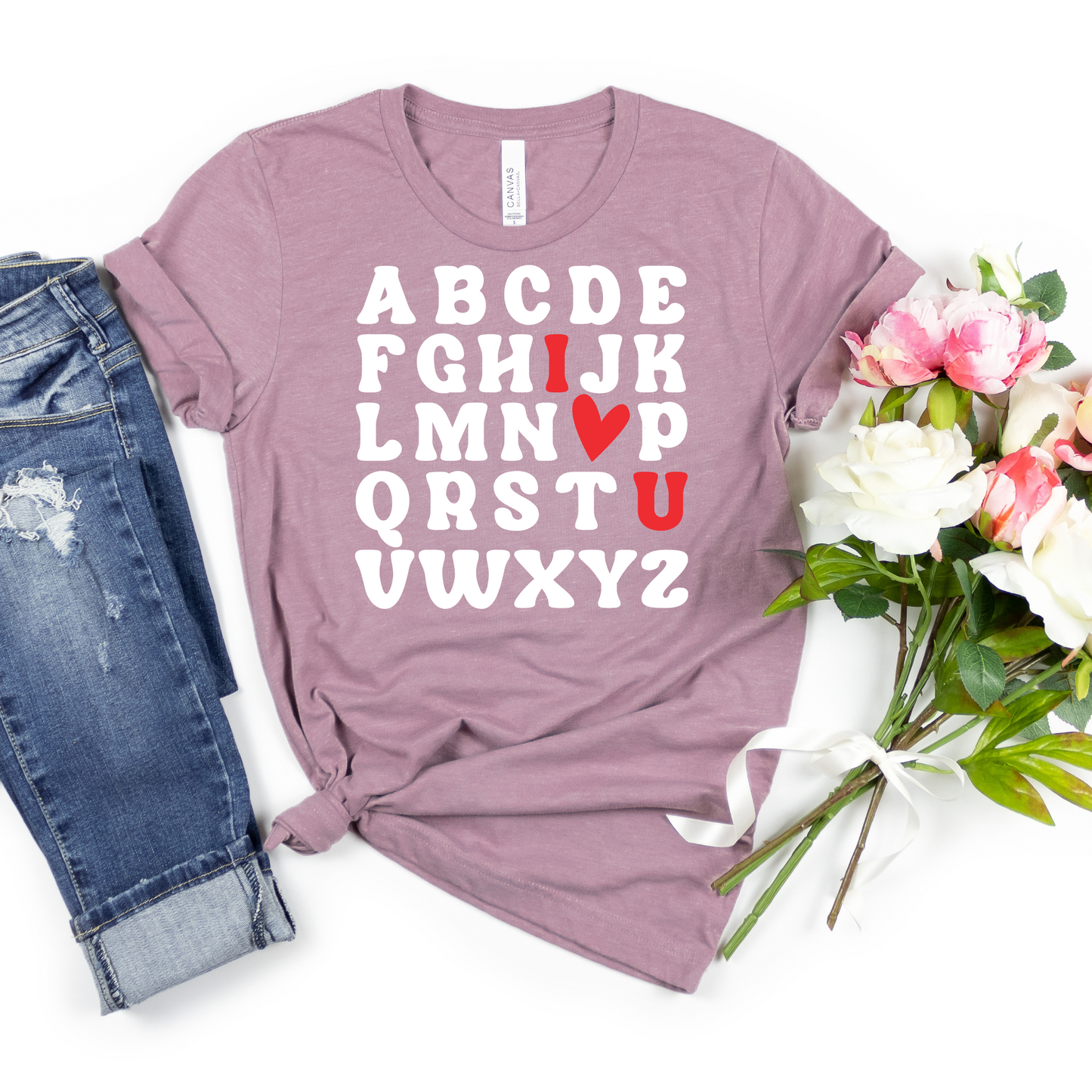 ABC I Heart You Shirt - MariROsa Craft Shop