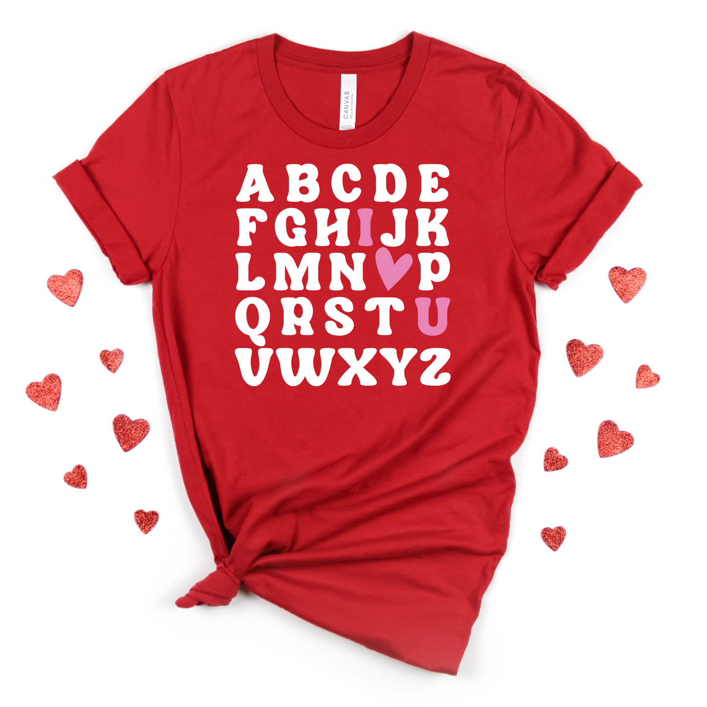 ABC I Heart You Shirt - MariROsa Craft Shop