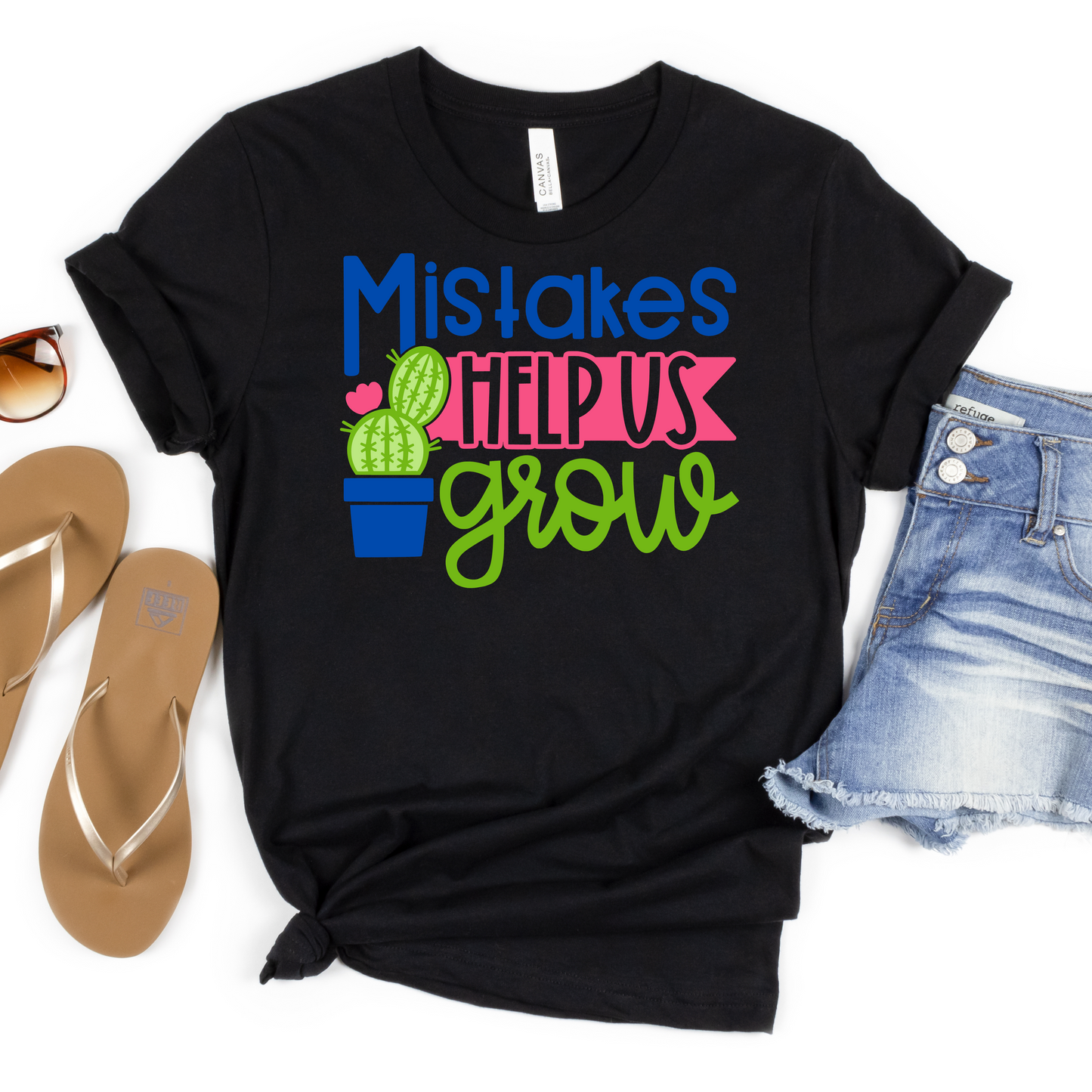 Mistakes Help Us Grow Tee - MariROsa Craft Shop