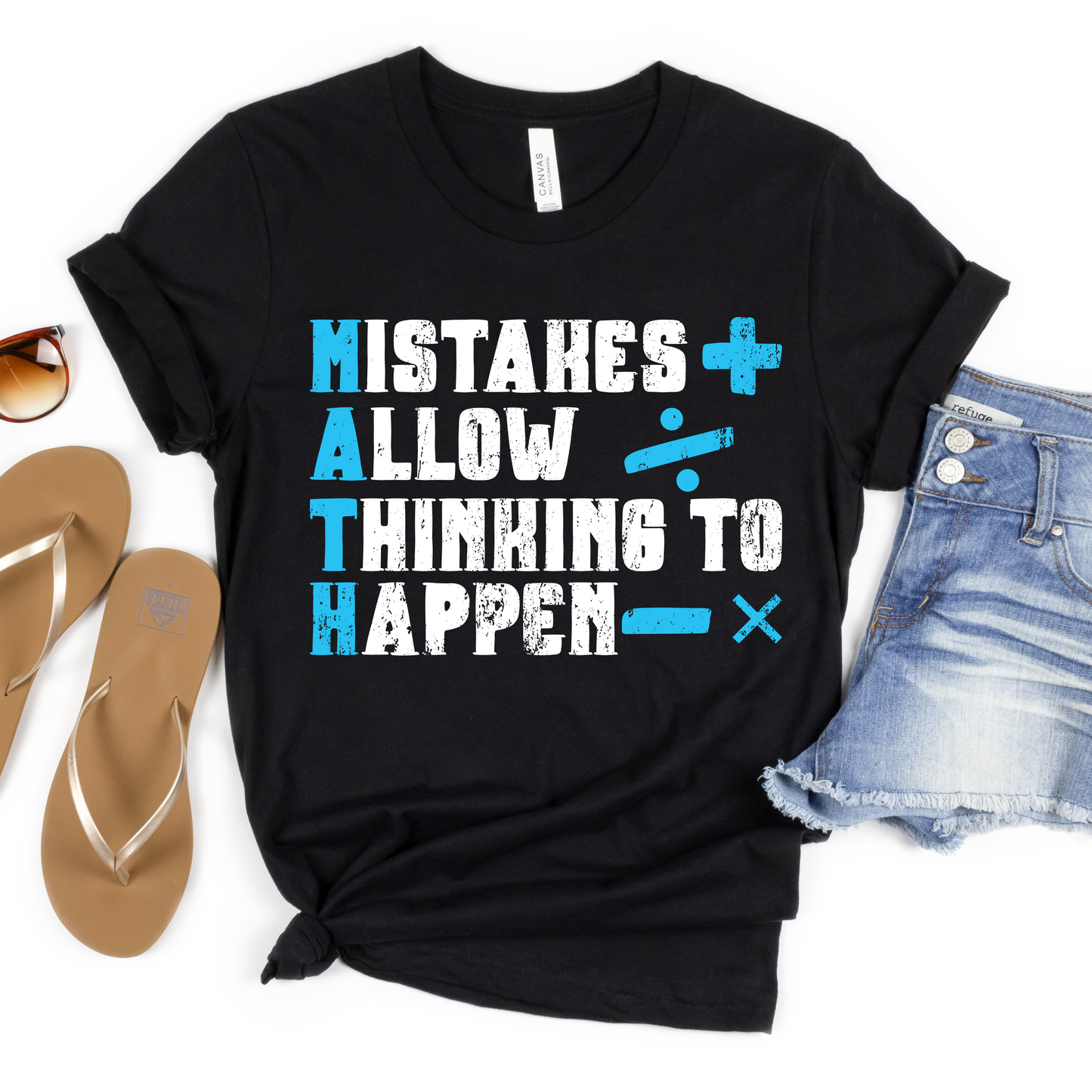 Mistakes Allow Thinking to Happen Tee - MariROsa Craft Shop