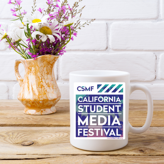 California Student Media Festival Film Clapperboard Logo Mug - MariROsa Craft Shop