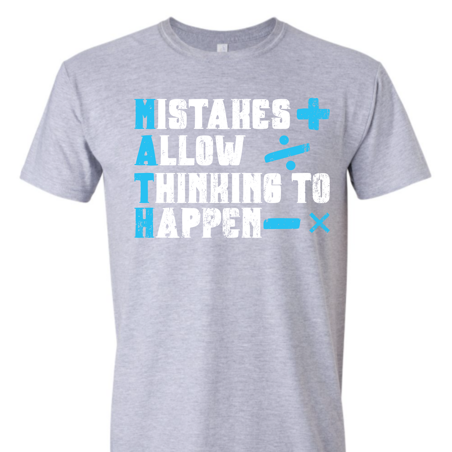 Mistakes Allow Thinking to Happen Tee - MariROsa Craft Shop